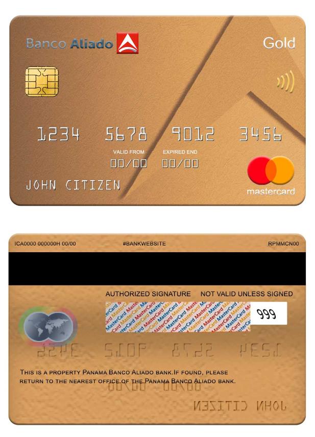 Panama Banco Aliado bank mastercard
